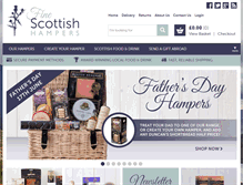 Tablet Screenshot of finescottishhampers.com